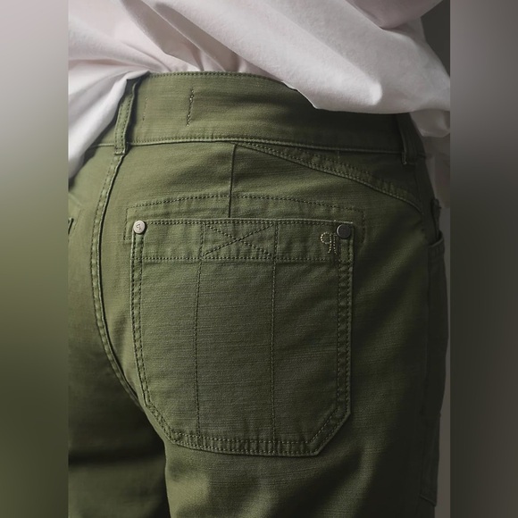 NWT Anthropologie Pilcro The Wanderer Pants in Moss, size 33 - Picture 4 of 13